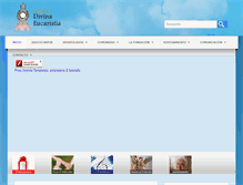 Tablet Screenshot of fundaciondivinaeucaristia.org